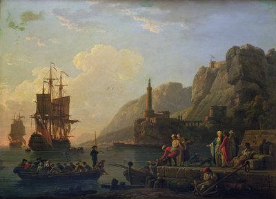 Le port - Claude Joseph Vernet