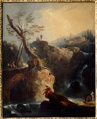 La cascade - Claude Joseph Vernet
