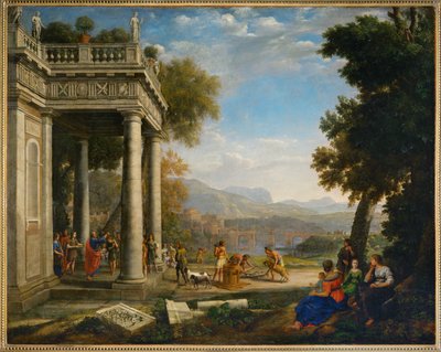 David sacre roi par Samuel - David couronné par Samuel ... - Claude Lorrain (1600-82)