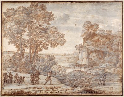 Ascanius tirant sur le cerf de Sylvia, vers 1680 - Claude Lorrain