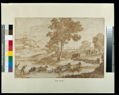 Paysage avec le voyage de Jacob - Claude Lorrain
