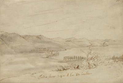 Vue du lac de Bracciano, vers 1638-39 - Claude Lorrain