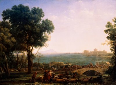 Bataille sur le pont, Bataille entre les empereurs Maxence et Constantin - Claude Lorrain