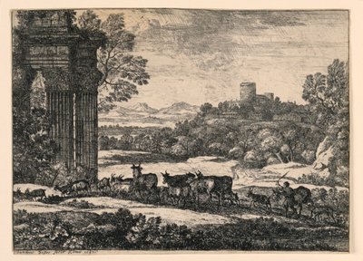 Bétail ramené à la maison sous une tempête - Claude Lorrain