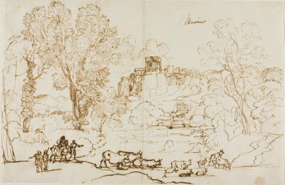 Paysage classique - Tivoli - Claude Lorrain