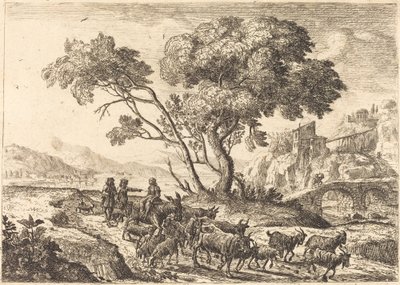 Le départ pour les champs - Claude Lorrain