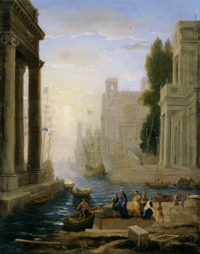 Embarquement de St Paula - Claude Lorrain
