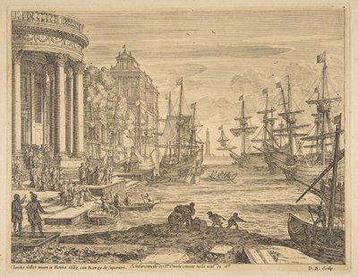 Embarquement de Sainte Ursule, 1665. - Claude Lorrain