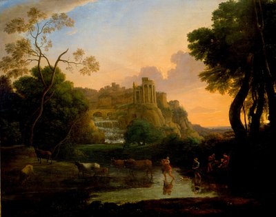 Vue idéale de Tivoli - Claude Lorrain