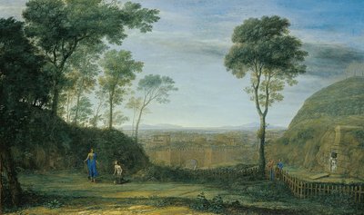 Paysage avec le Christ apparaissant à Sainte Marie-Madeleine ("Noli me tangere") - Claude Lorrain