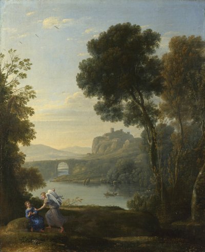 Paysage avec Agar et l