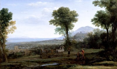 Paysage avec Saint Philippe baptisant l