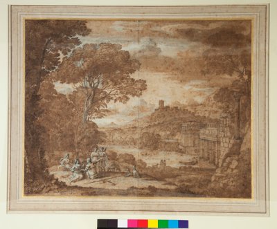 Paysage avec la nymphe Égérie pleurant Numa - Claude Lorrain