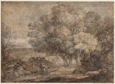 Paysage avec Narcisse et Écho - Claude Lorrain