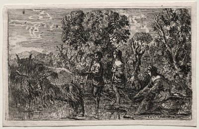 Le Passage du gué - Claude Lorrain