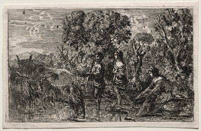 Le Passage du gué - Claude Lorrain