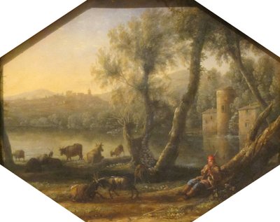 Paysage pastoral Titre(s) alternatif(s) :  Diamant Claude - Claude Lorrain