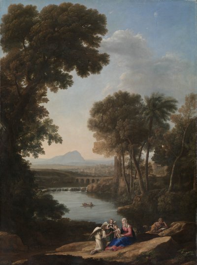 Repos pendant la fuite en Égypte, début des années 1640 - Claude Lorrain