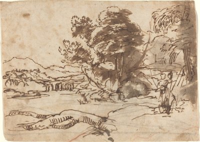 Paysage fluvial - Claude Lorrain