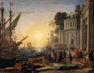 Le Débarquement de Cléopâtre à Tarse - Claude Lorrain