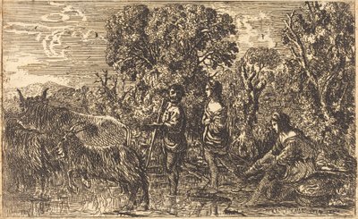 Le passage du gué - Claude Lorrain