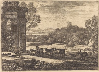 Le troupeau en marche par un temps orageux - Claude Lorrain
