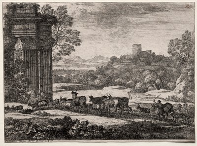 Le troupeau rentrant par temps orageux - Claude Lorrain