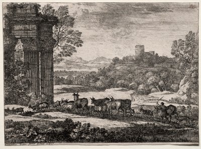 Le troupeau rentrant par temps orageux, 1651 - Claude Lorrain