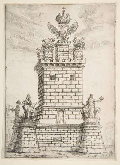 La Tour carrée, 1637 - Claude Lorrain
