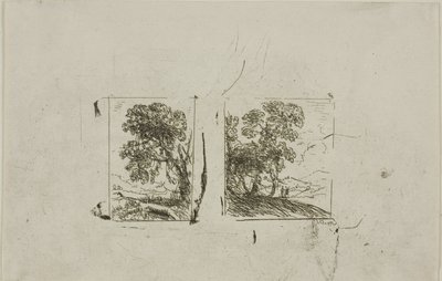 Les deux paysages - Claude Lorrain