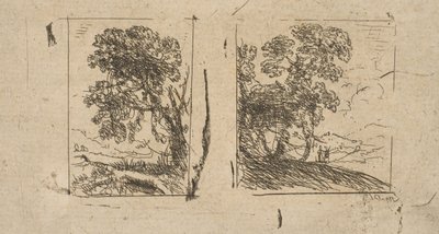 Les Deux Paysages, vers 1630 - Claude Lorrain
