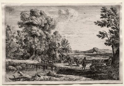 Le Pont en bois - Claude Lorrain