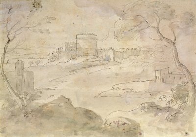 Paysage avec une ville fortifiée - Claude Lorrain