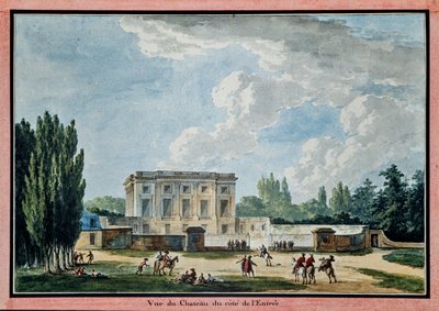 Vue du château, de 