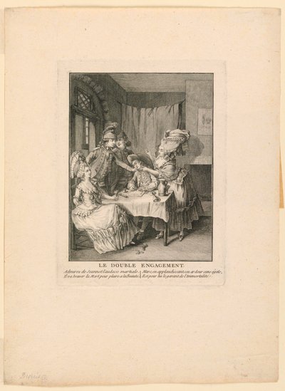 Le Double Engagement - Claude Louis Desrais