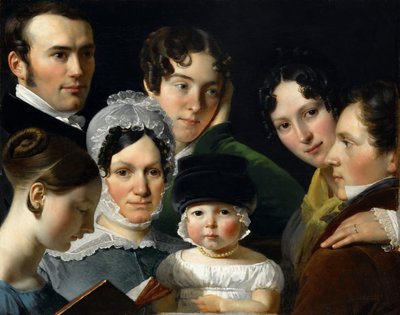 La famille Dubufe - Claude Marie Paul Dubufe