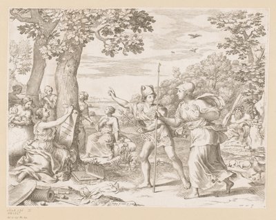 Allégorie de la bonne gouvernance de la France - Claude Mellan