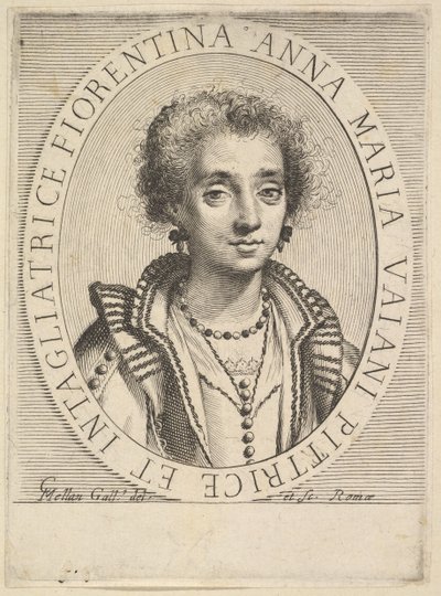 Anna Maria Vaiani, 1624-36 - Claude Mellan