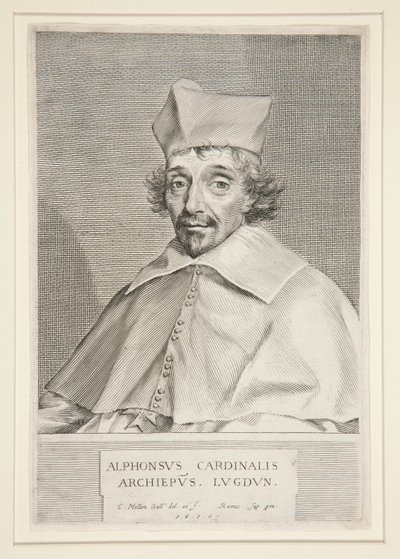 Cardinal Alphonse de Plessis de Richelieu (frère du célèbre Cardinal) - Claude Mellan
