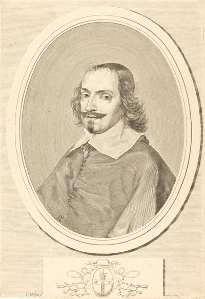 Cardinal Jules Mazarin - Claude Mellan