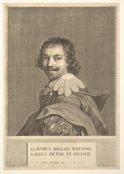 Claude Mellan : Autoportrait, 1635 - Claude Mellan