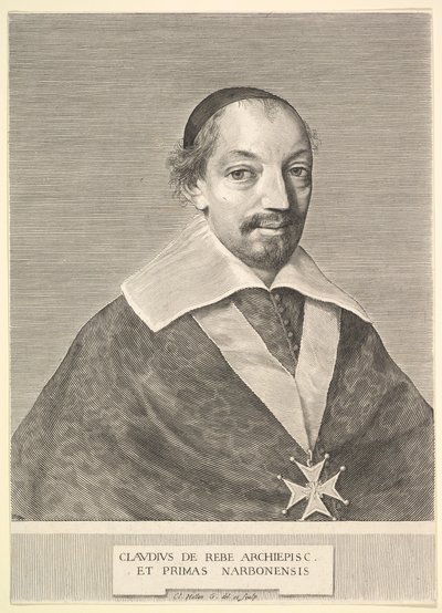 Claude de Rebé, archevêque de Narbonne - Claude Mellan