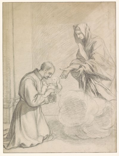 Saint Cajetan de Thiene prenant l
