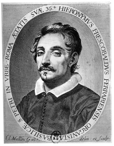 Girolamo Frescobaldi 1583 - 1643 était un musicien de Ferrare - Claude Mellan