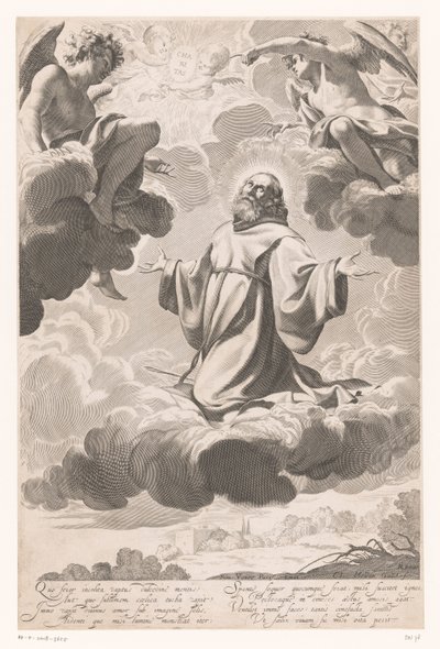 Saint François de Paule en extase - Claude Mellan