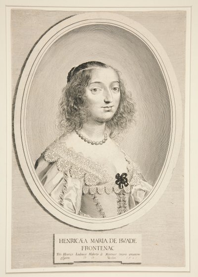 Henriette-Marie Montmort de Buade-Frontenac - Claude Mellan