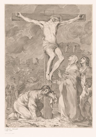 Crucifixion du Christ - Claude Mellan