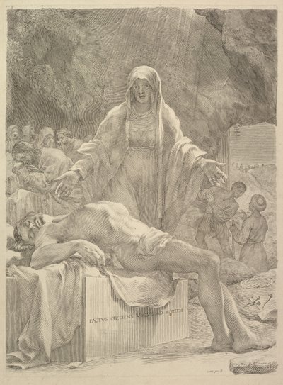 Lamentation, 1683 - Claude Mellan