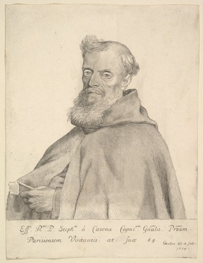 Le Père Étienne de Cesena, 1674 - Claude Mellan