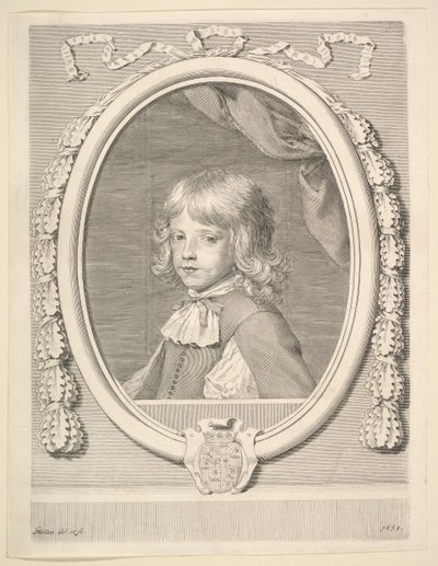 Louis-Joseph de Lorraine, duc de Guise, enfant - Claude Mellan